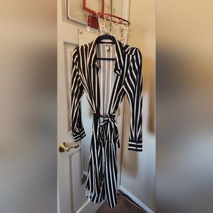 H&M Monochrome Striped Garment